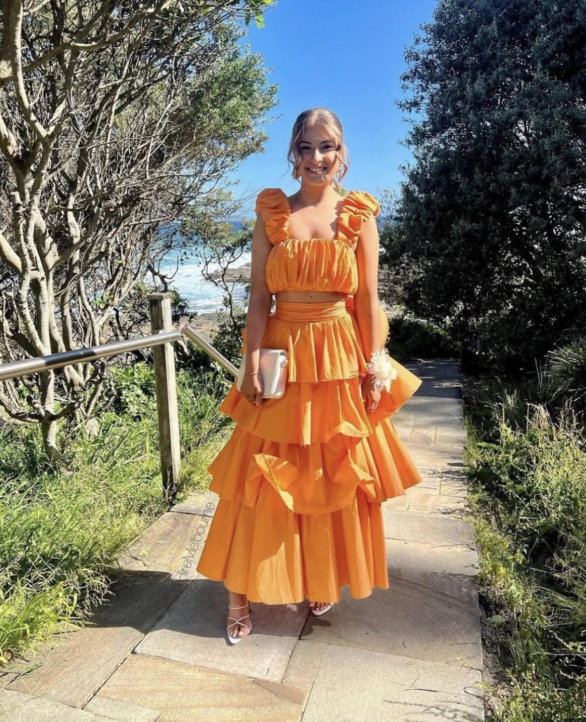 AJE Medina Set in Mandarin Orange Hire Melbourne AJE Medina Set in Mandarin Orange Hire Melbourne