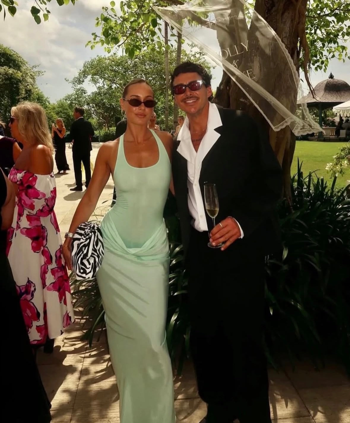 Benni Jade Maxi Dress in Bleached Aqua