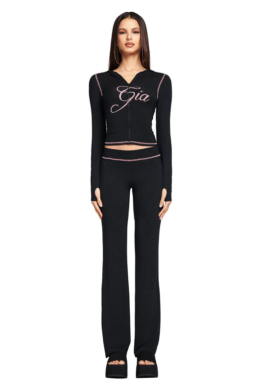 I.AM.GIA Blare Tracksuit in Black and Pink